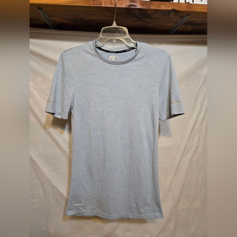 Russell Athletic Men's Sky Blue Short Sleeve Top